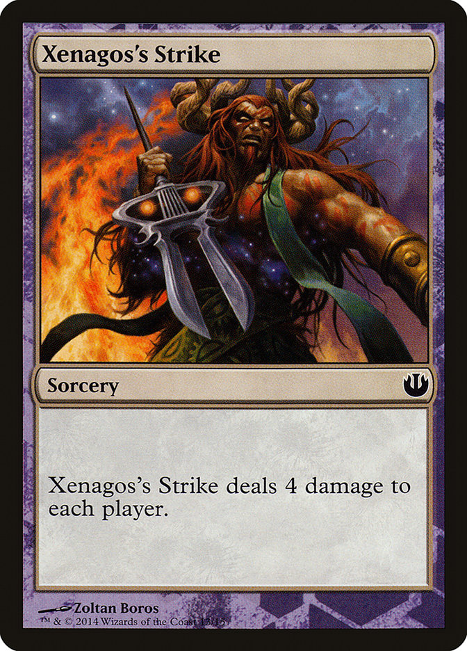 Xenagos's Strike TDAG-13 Defeat a God Magic card