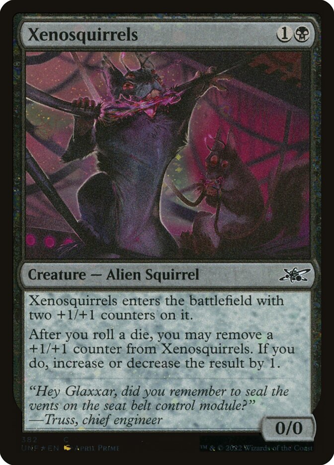 Xenosquirrels UNF-382 Unfinity Magic card