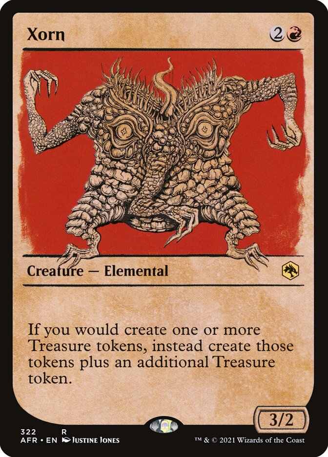 Xorn AFR-322 Adventures in the Forgotten Realms Magic card
