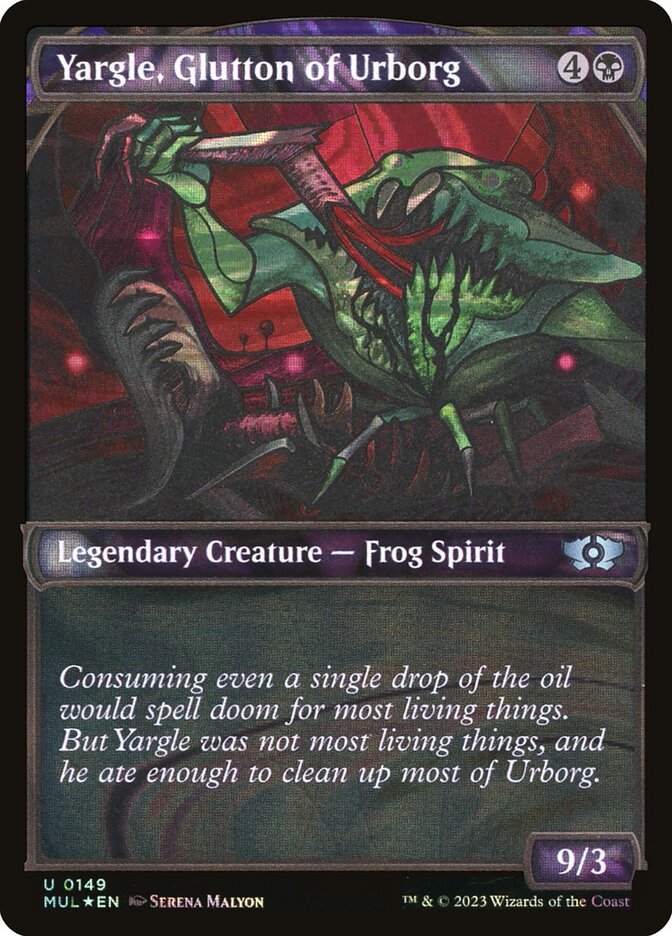 Yargle, Glutton of Urborg MUL-149 Multiverse Legends Magic card