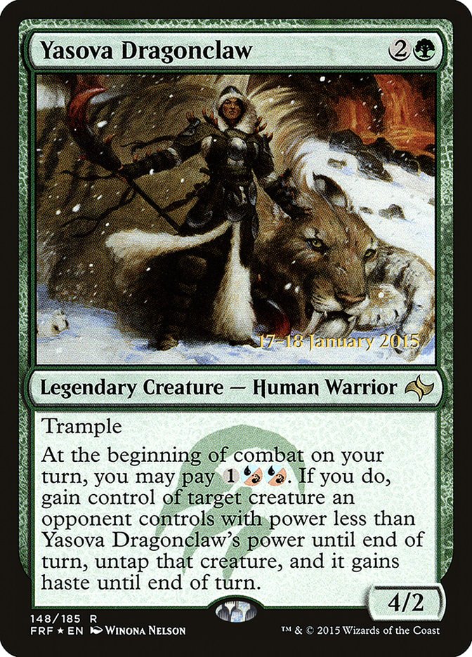 Yasova Dragonclaw PFRF-148S Fate Reforged Promos Magic card