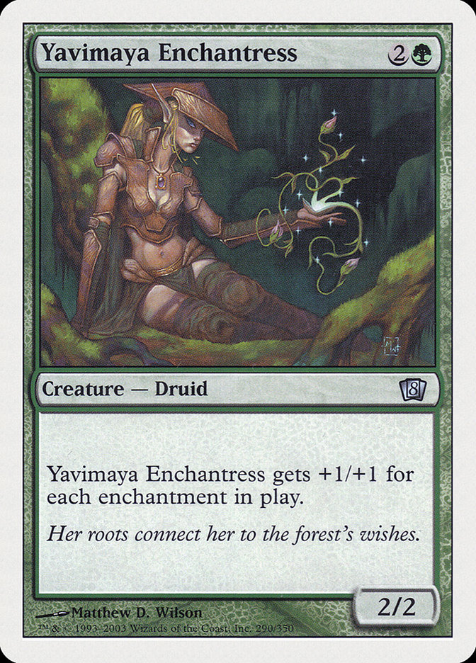 Yavimaya Enchantress 8ED-290 Eighth Edition Magic card