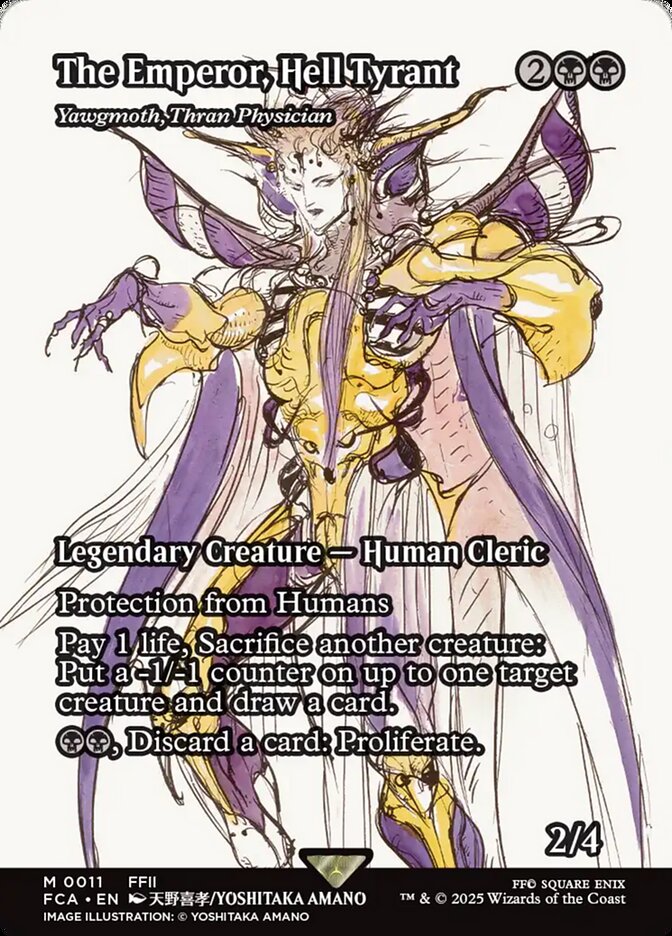 Yawgmoth, Thran Physician FCA-11 Final Fantasy: Through the Ages Magic card