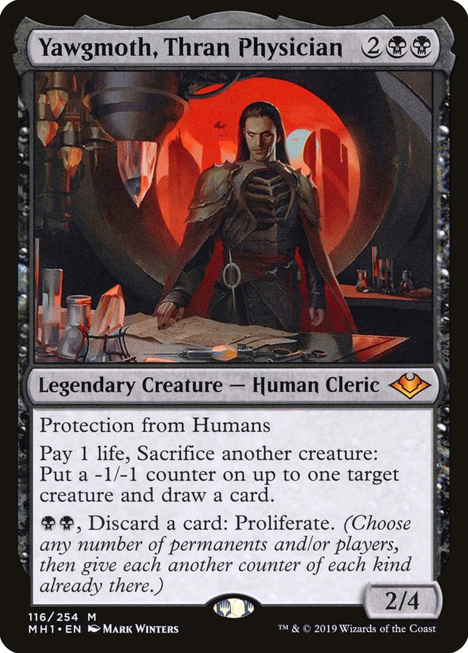 Yawgmoth, Thran Physician MH1-116 Modern Horizons Magic card