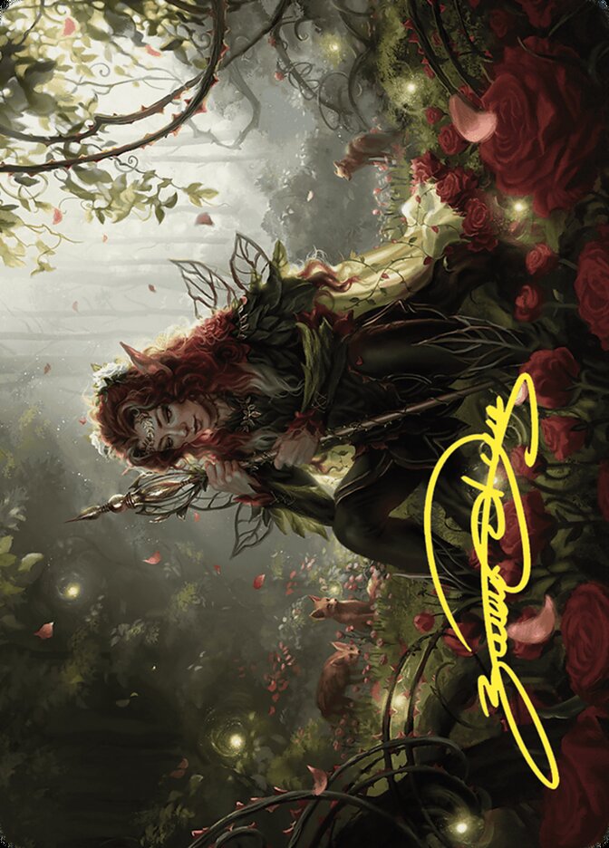 Yenna, Redtooth Regent // Yenna, Redtooth Regent AWOE-35 Wilds of Eldraine Art Series Magic card