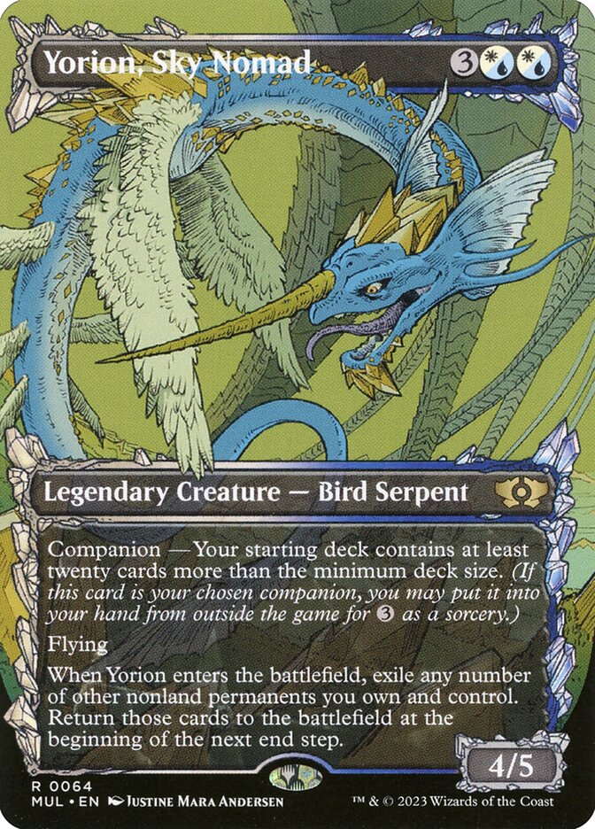 Yorion, Sky Nomad MUL-64 Multiverse Legends Magic card