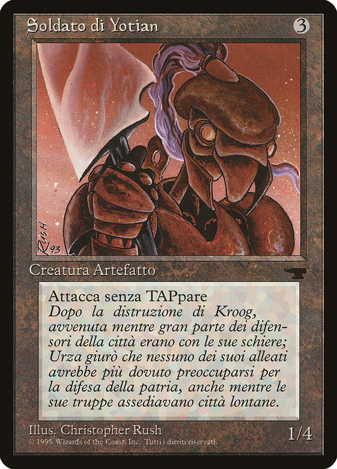 Yotian Soldier RIN-150 Rinascimento Magic card