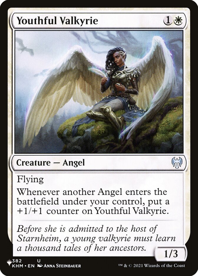Youthful Valkyrie PLST-KHM-382 The List Magic card