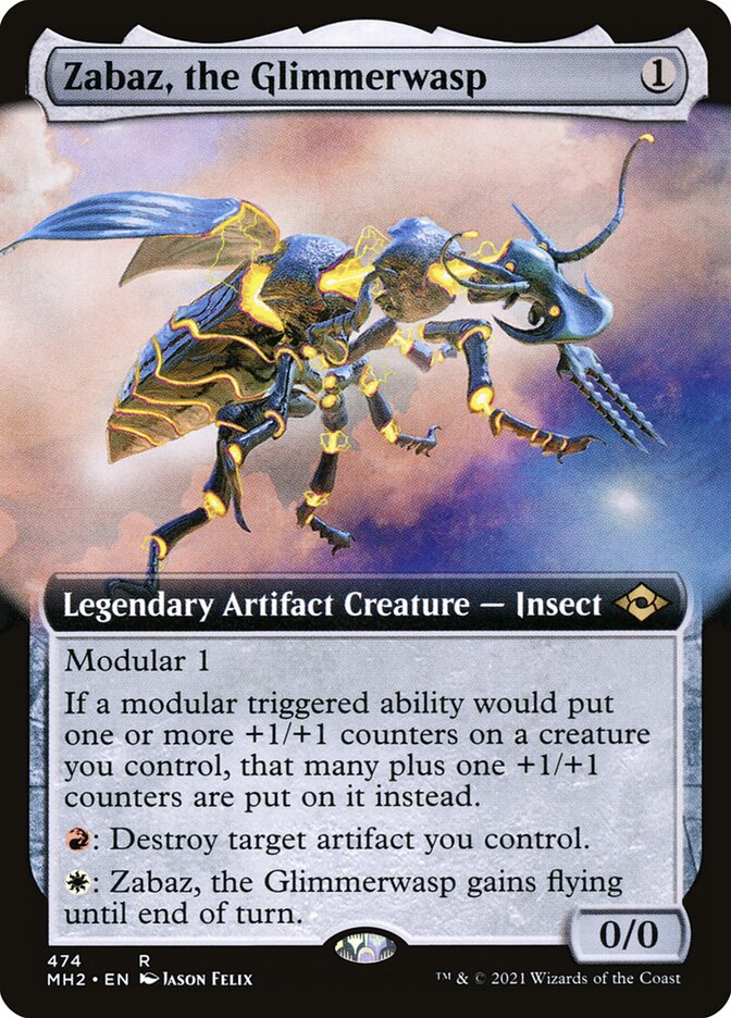 Zabaz, the Glimmerwasp MH2-474 Modern Horizons 2 Magic card