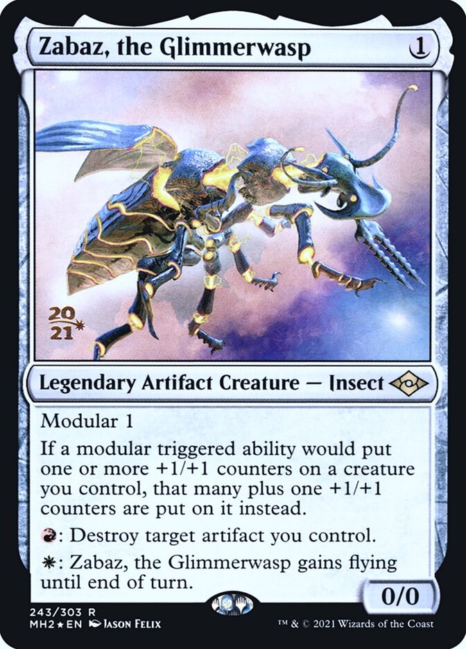 Zabaz, the Glimmerwasp PMH2-243S Modern Horizons 2 Promos Magic card
