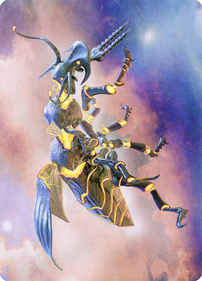 Zabaz, the Glimmerwasp // Zabaz, the Glimmerwasp AMH2-65 Modern Horizons 2 Art Series Magic card