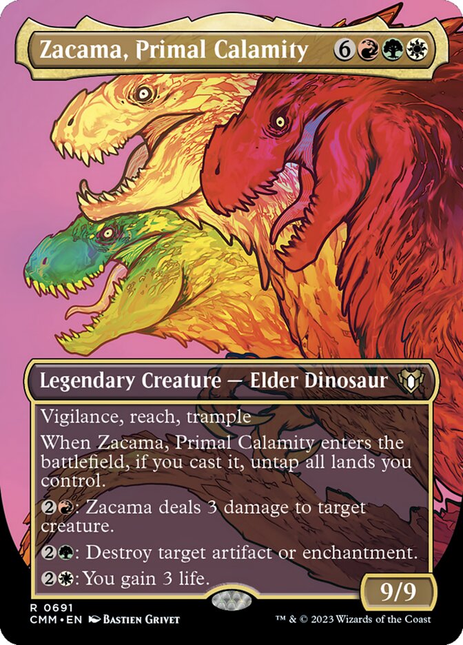 Zacama, Primal Calamity CMM-691 Commander Masters Magic card