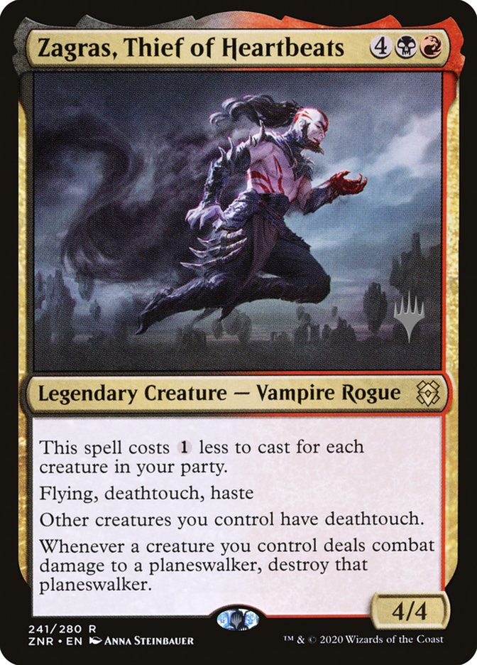 Zagras, Thief of Heartbeats PZNR-241P Zendikar Rising Promos Magic card