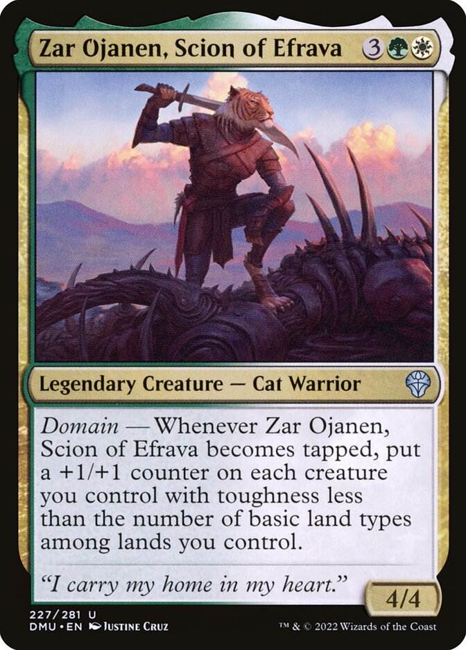 Zar Ojanen, Scion of Efrava DMU-227 Dominaria United Magic card