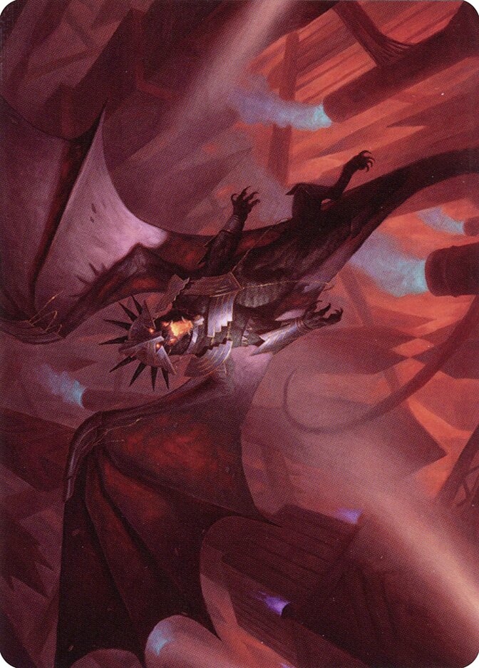 Ziatora, the Incinerator // Ziatora, the Incinerator ASNC-33 New Capenna Art Series Magic card