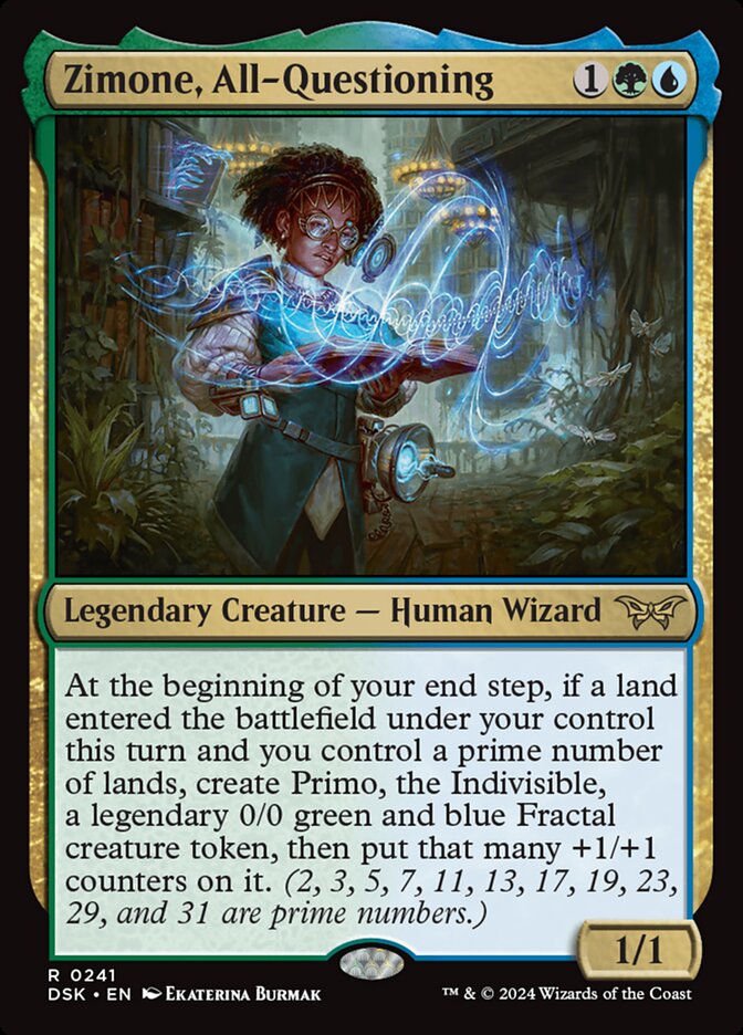 Zimone, All-Questioning DSK-241 Duskmourn: House of Horror Magic card