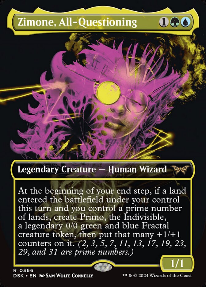 Zimone, All-Questioning DSK-366 Duskmourn: House of Horror Magic card