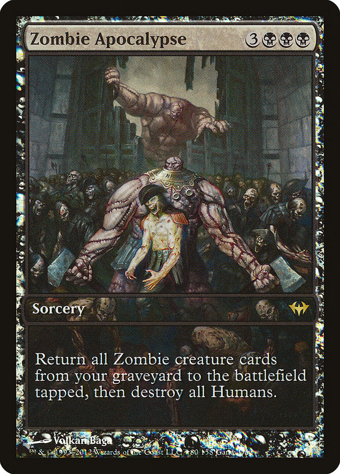 Zombie Apocalypse PDKA-80 Dark Ascension Promos Magic card