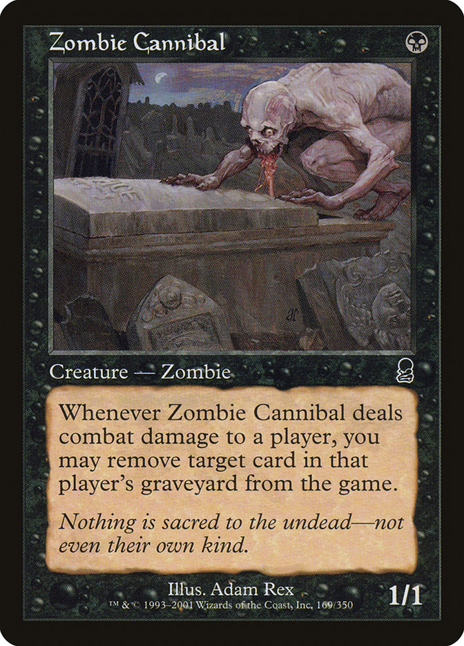 Zombie Cannibal ODY-169 Odyssey Magic card