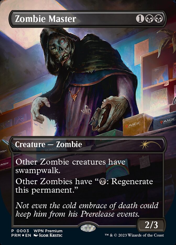 Zombie Master PW24-3 Wizards Play Network 2024 Magic card