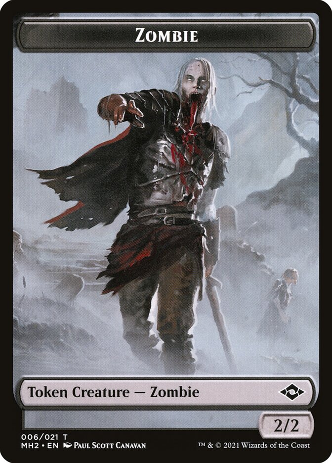 Zombie TMH2-6 Modern Horizons 2 Tokens Magic card