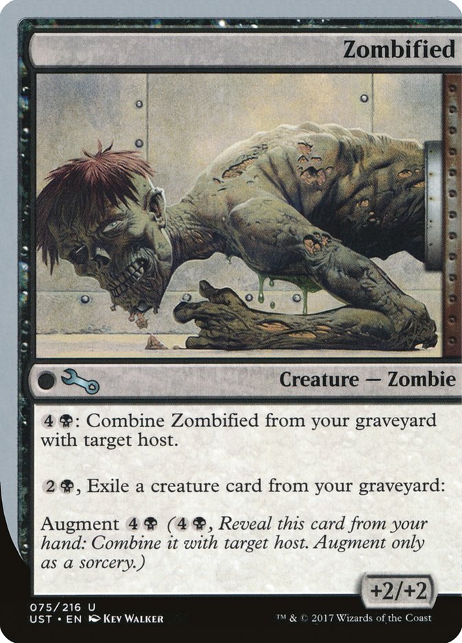 Zombified UST-75 Unstable Magic card