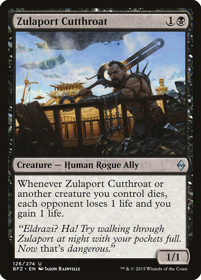 Zulaport Cutthroat BFZ-126 Battle for Zendikar Magic card