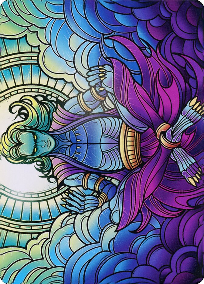 Zur, Eternal Schemer // Zur, Eternal Schemer ADMU-81 Dominaria United Art Series Magic card