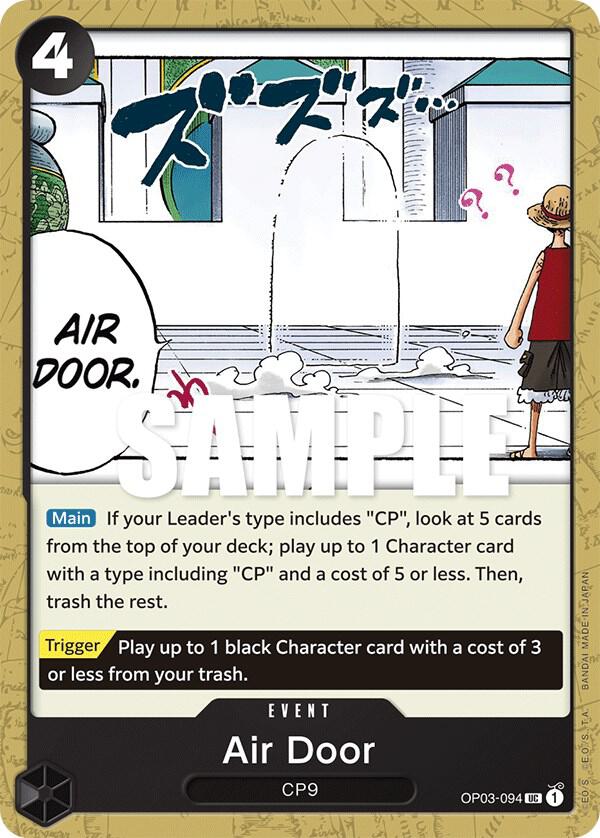 Air Door OP03-094 Pillars of Strength Card