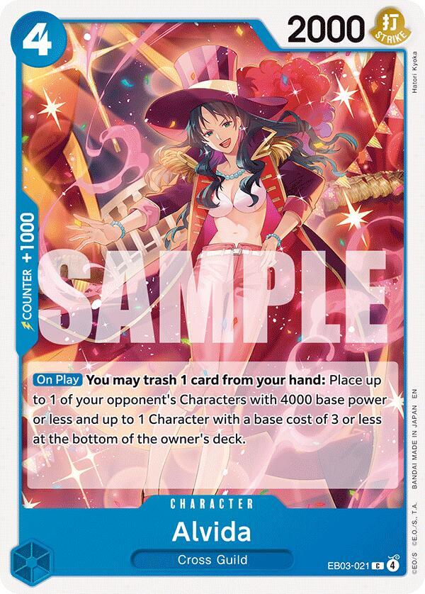 Alvida EB03-021 Extra Booster: One Piece Heroines Edition Card