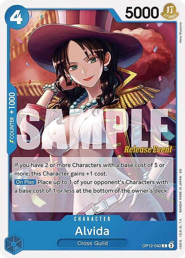 Alvida OP12-042 Legacy of the Master Release Event Cards Card