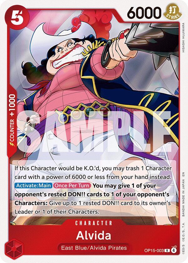 Alvida OP15-003 Adventure on Kami's Island Card
