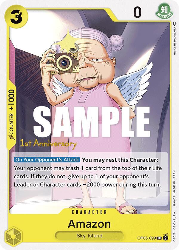Amazon OP05-099 Awakening of the New Era: 1st Anniversary Tournament Cards Card