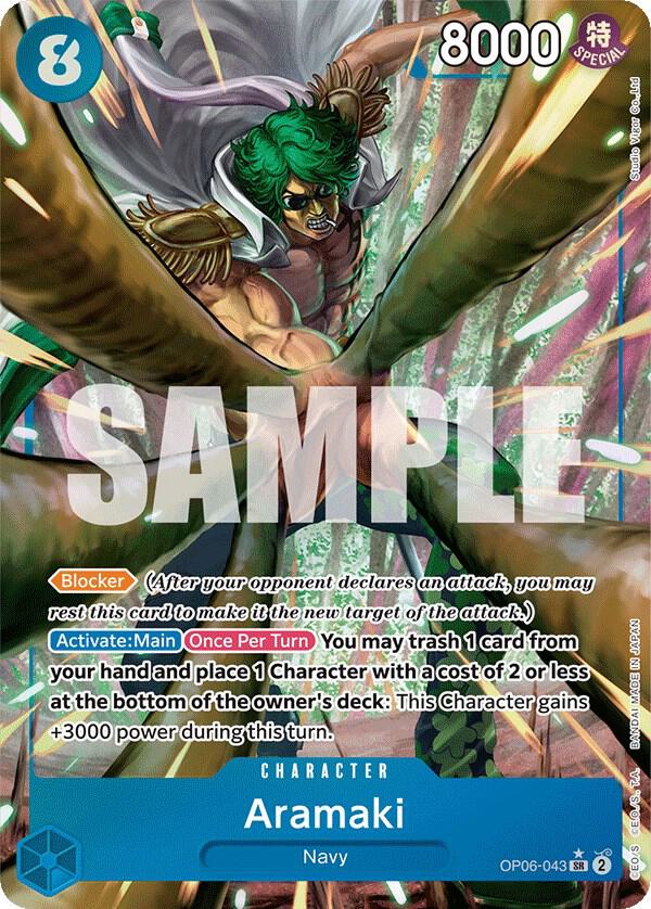 Aramaki (Alternate Art) OP06-043 Wings of the Captain Card