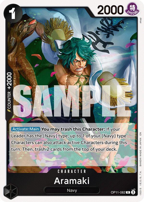 Aramaki OP11-082 A Fist of Divine Speed Card