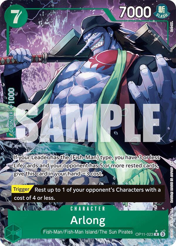 Arlong (Alternate Art) OP11-023 A Fist of Divine Speed Card