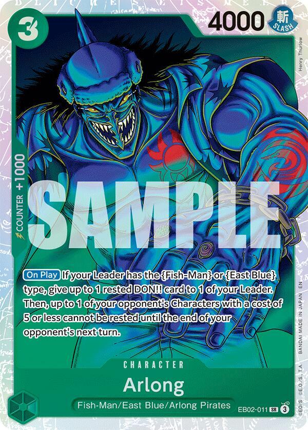 Arlong EB02-011 Extra Booster: Anime 25th Collection Card