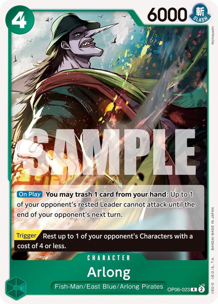 Arlong OP06-023 Wings of the Captain Card