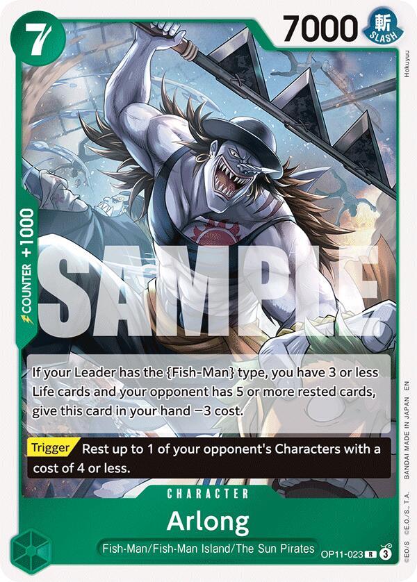Arlong OP11-023 A Fist of Divine Speed Card