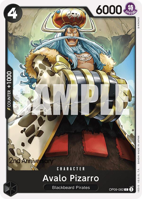Avalo Pizarro OP09-082 Emperors in the New World: 2nd Anniversary Tournament Cards Card
