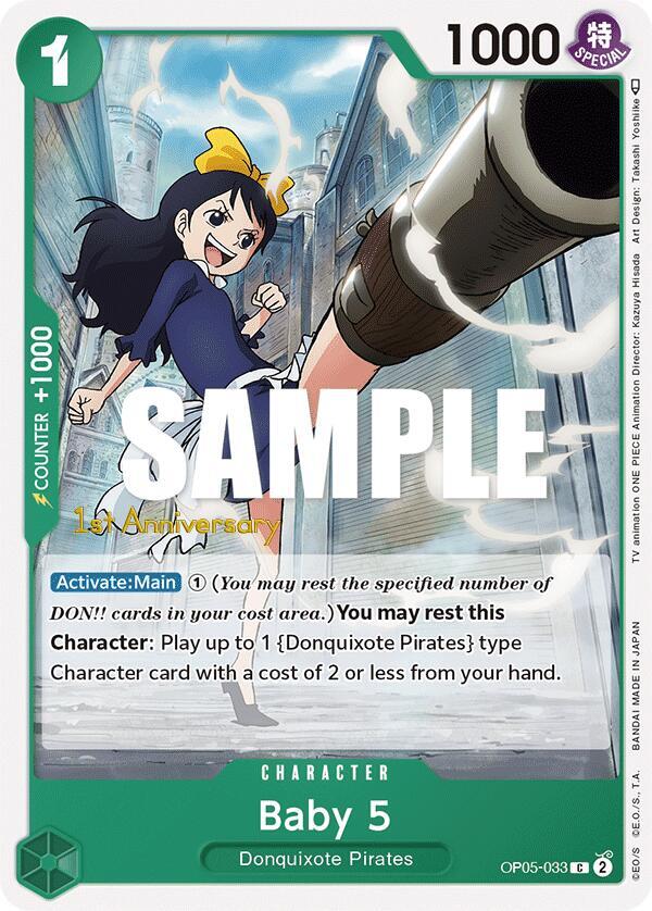 Baby 5 (033) OP05-033 Awakening of the New Era: 1st Anniversary Tournament Cards Card