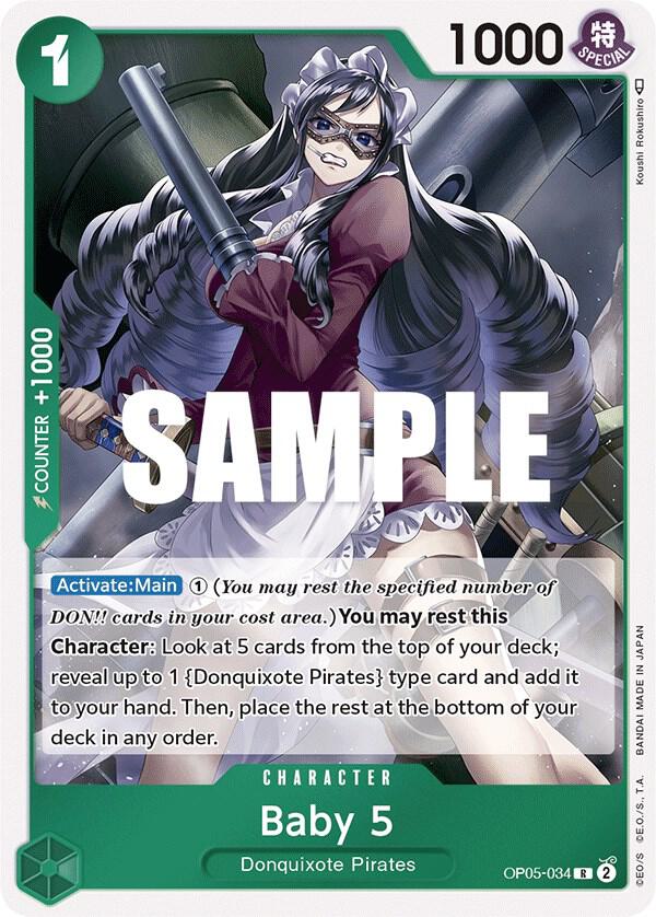 Baby 5 (034) OP05-034 Awakening of the New Era Card