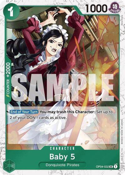 Baby 5 (OP04-032) (Jolly Roger Foil) OP04-032 Premium Booster -The Best- Card