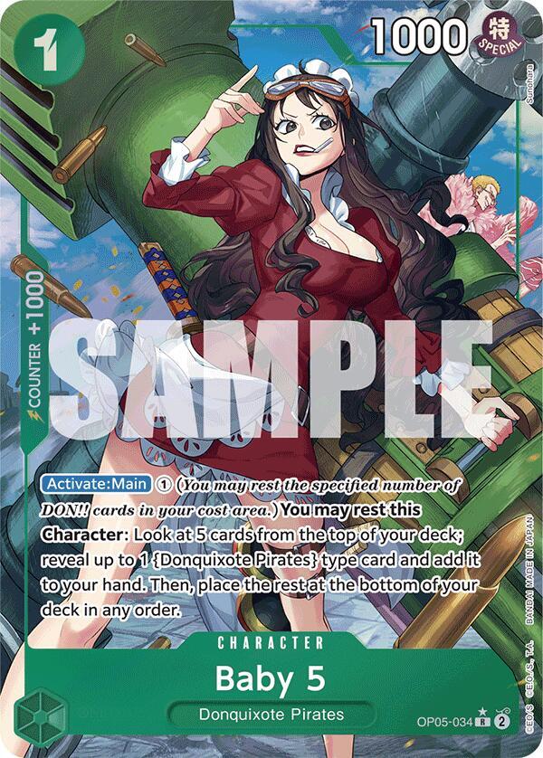 Baby 5 (OP05-034) (Alternate Art) OP05-034 Premium Booster -The Best- Card