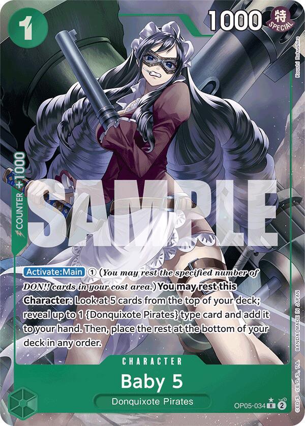 Baby 5 (OP05-034) (Full Art) OP05-034 Premium Booster -The Best- Card