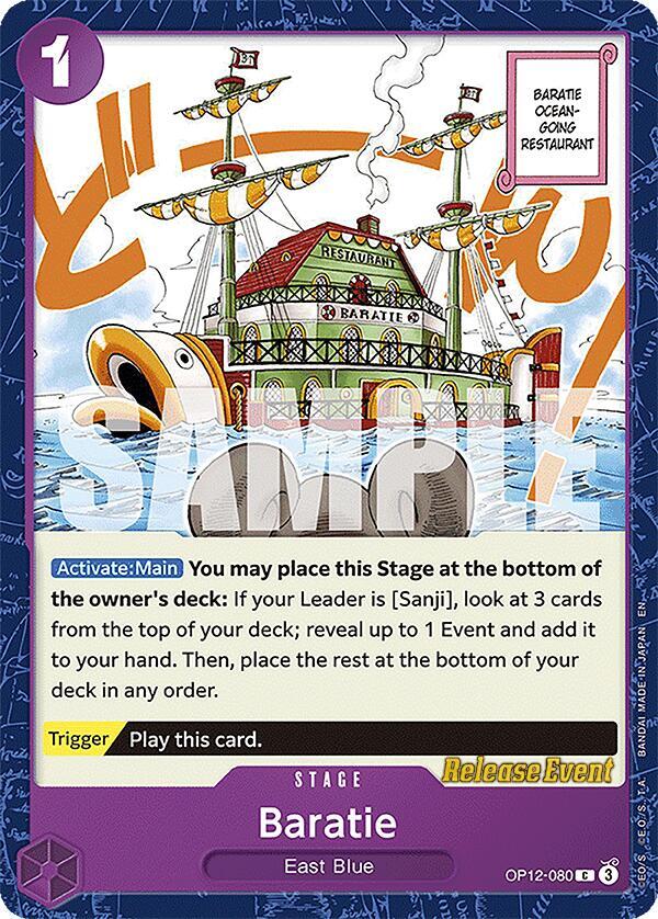 Baratie OP12-080 Legacy of the Master Release Event Cards Card