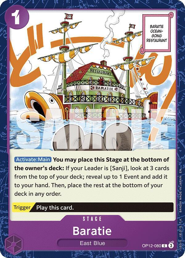 Baratie OP12-080 Legacy of the Master Card