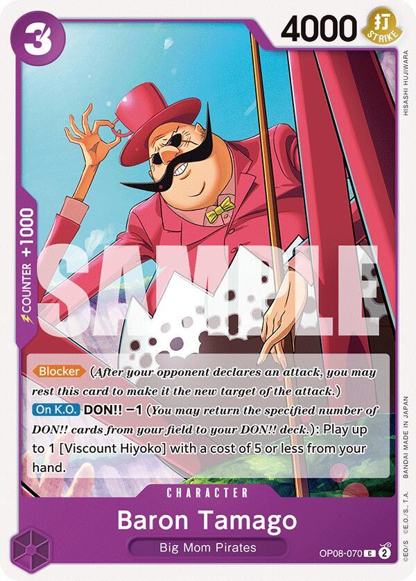Baron Tamago OP08-070 Two Legends Card