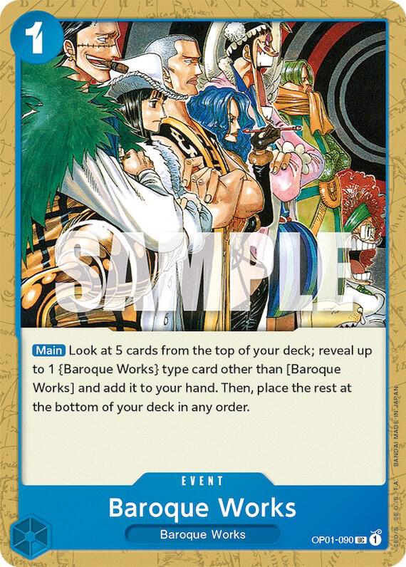 Baroque Works OP01-090 Romance Dawn Card