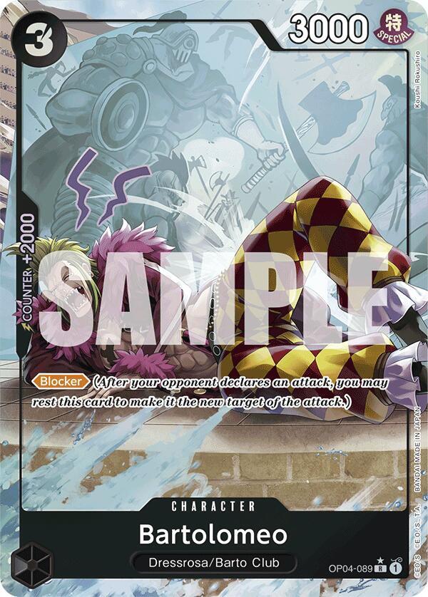 Bartolomeo (OP04-089) (Full Art) OP04-089 Premium Booster -The Best- Card